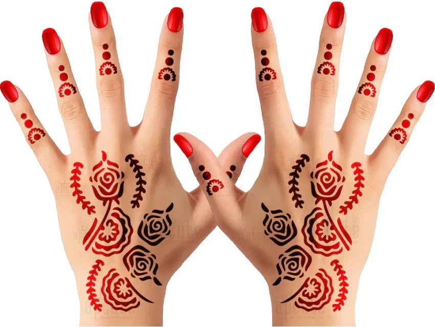 Mehendi design sticker