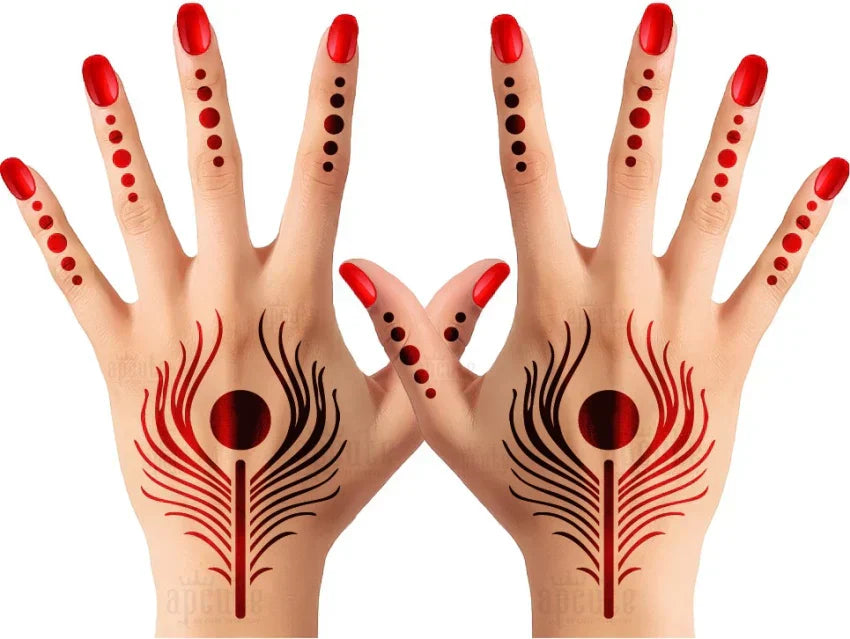 Mehendi design sticker